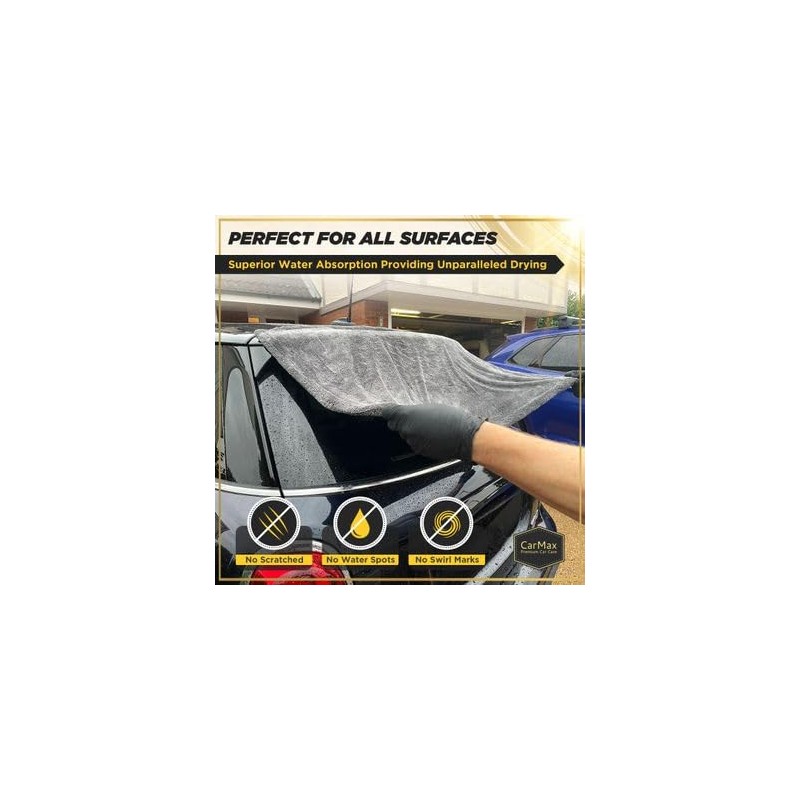 CarMax® - Original Twisted Loop Car Drying Towel - Double-Sided