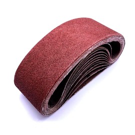 3x18 Belt Sander Sanding Belts, 80 Grit Aluminum Oxide Sander Paper 3 x 18 Inch, 12 Pack (3x18in,80 Grit)