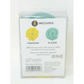 Ginsey Be U At @  & Hashtag # Social Media Suction Cup Hooks