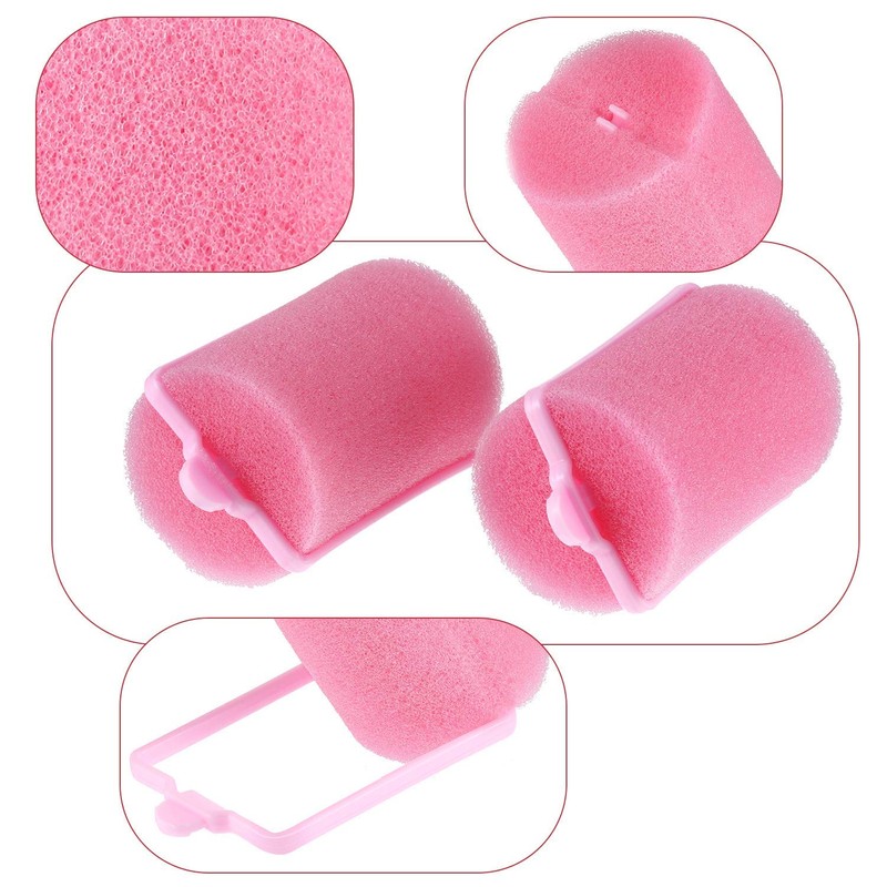 VABBHK 18 Pieces Sponge Hair Rollers 40 mm Soft Foam