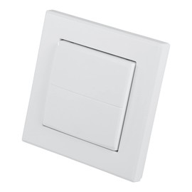 Homematic IP Tasterwippe für Markenschalter – universal, Zubehör für Ihr Homematic IP Smart Home, weiß, 153003A0