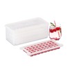 Relaxdays Ice Cube Tray Set, 4 Ice Cube Trays, BPA