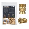 ruthex M6 Threaded Inserts - 25 Pieces RX-M6x12.7 Brass Heat