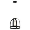 Livex Lighting 1 Lt Textured Black Pendant