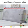 APTBJKUiU Double Headboard Cover, Stretch Double Bed Headboard Cover, 360°