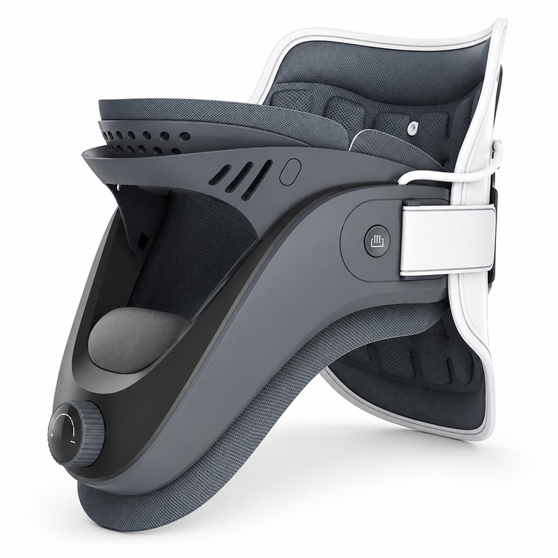 Adjustable Neck Support Collar for Adult Comfort – Open-Frame Design