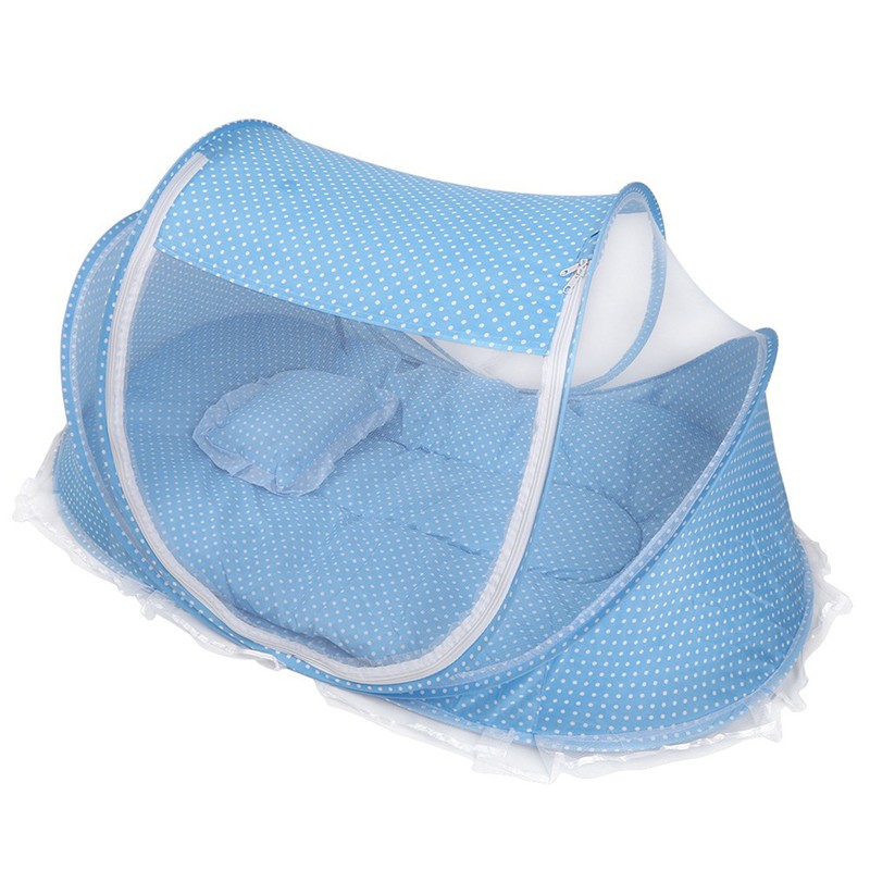 Portable Foldable Mosquito Net Anti Bug Crib Tent with Mattress