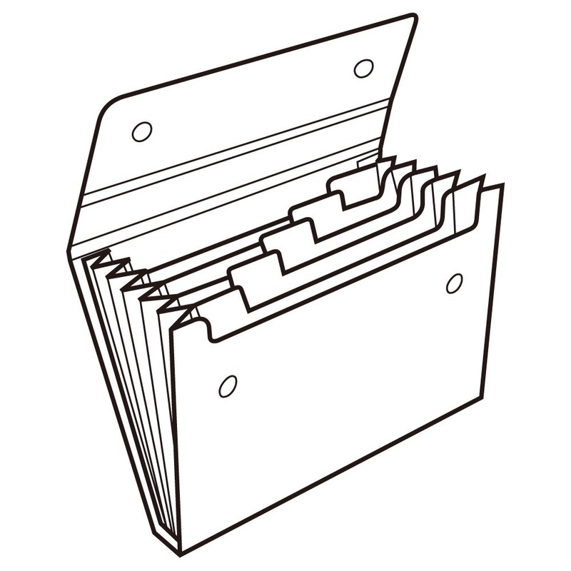 Lihit Lab Document File, A4, Black G5800-24