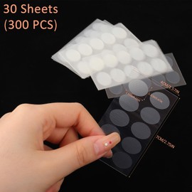 Coicok 300 Stück Ear Lobe Support Patches, entlasten den Druck, der durch Dehnung des Ohrs verursacht wird, Ohrringpflaster, Aufnäher für Herren Damen Ohrring langlebig, Kunststoff