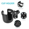 Accmor 2-in-1 Walker Cup Holder with Hook Set, Wheelchair Cup