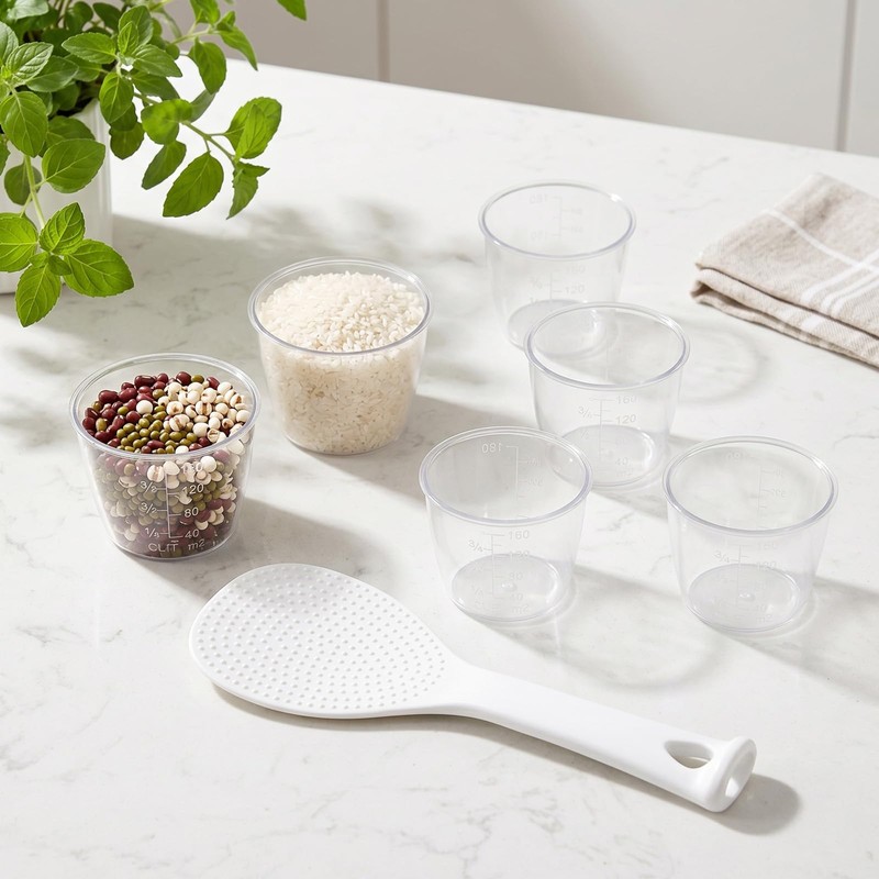 5 PCS Rice Cooker Measuring Cup, 160ml Rice Cooker Cup