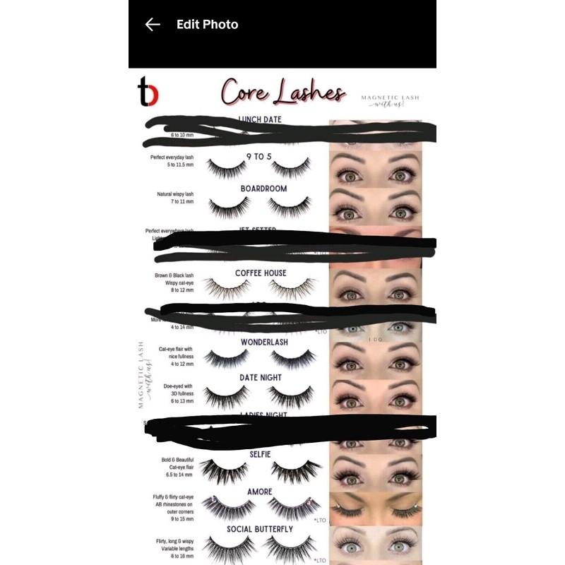 Tori Belle Magnetic Lashes Any Style **LASHES ONLY**