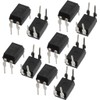 80pcs Optocoupler PC817, 2.54mm Spacing 4 Pins for DIY DIP-4,