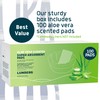 Lunderg Aloe Scented Super Absorbent Commode Pads - Medical Grade