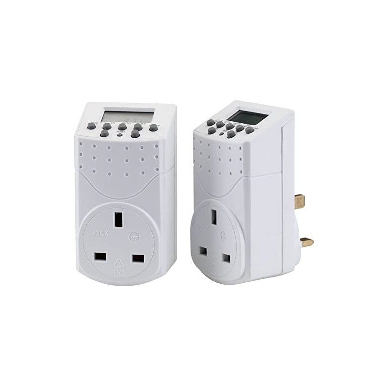 Draper 44912 230-Volt 7-Day Digital Timers (2-Pack)