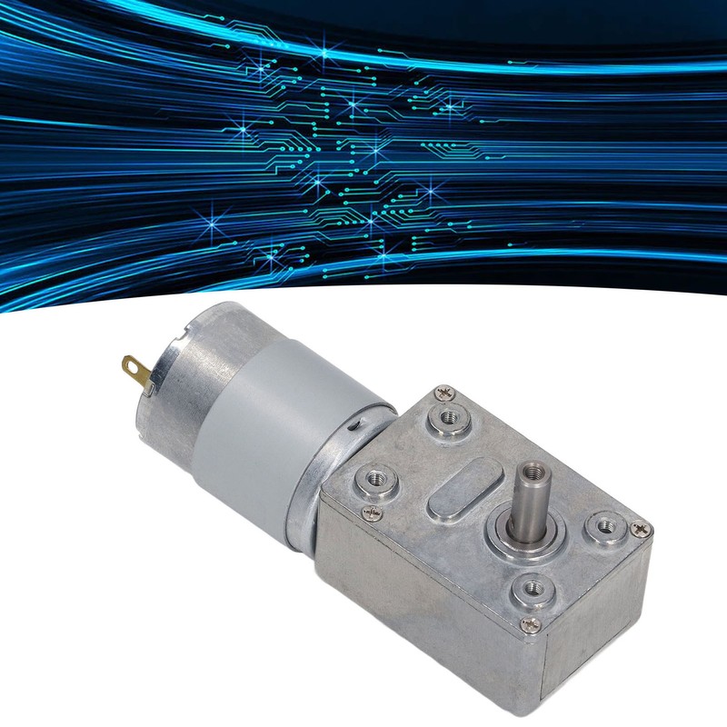 DC24V 5RPM Speed Reduction Motor 4632‑385 Worm Gear Self Locking