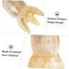 BIUDECO Handheld Ox Horn Massage Comb Natural Scraping Scalp Tool