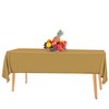 Premium Gold 14-Pack Plastic Tablecloths - 54 x 108 in.