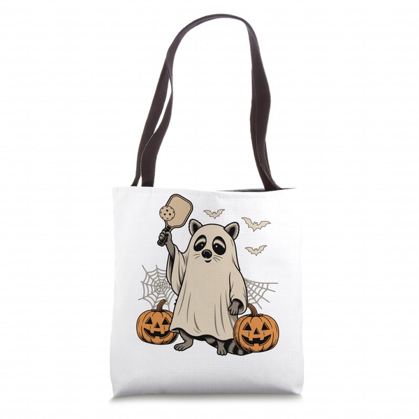 Pickleball Halloween Spooky Dink Squad Pumpkin Vibes Tote Bag