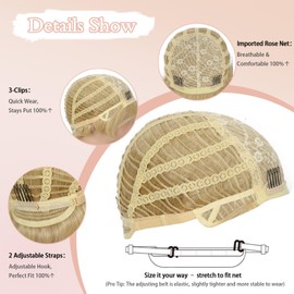 Kalyss 8" Short Straight Men's Blonde Color Wig Heat Resistant Synthetic Hair Wig (blonde)