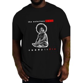 Swag Point Next Level Unisex The Notorious Biggie Print Vintage Hip Hop Graphic Cotton T-Shirts BG013 XXL