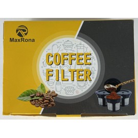 MaxRona 6 Pack Reusable K-Cup Coffee Filter For Keurig 2.0 1.0 Mini, Classic, Elite, Etc