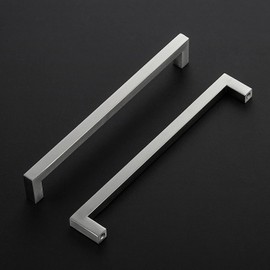 Ravinte 20 Pack Brushed Nickel Kitchen Cabinet Handles 8-4/5 Inch Cabinet Pulls Square Kitchen Hardware for Cabinet Drawer Pulls Drawer Handles Come with Screwdriver