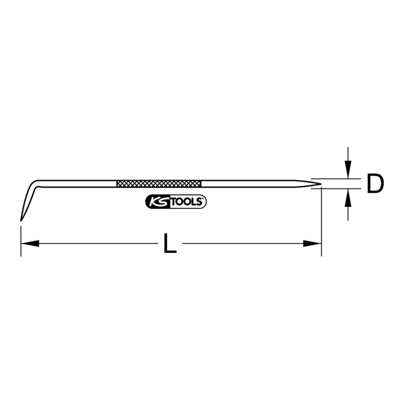 KS Tools 300.2136 Carbide Scribing Needle, 250 mm