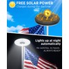 Flagpole Light Solar Powered, 360 LED Ultra Bright Flag Light