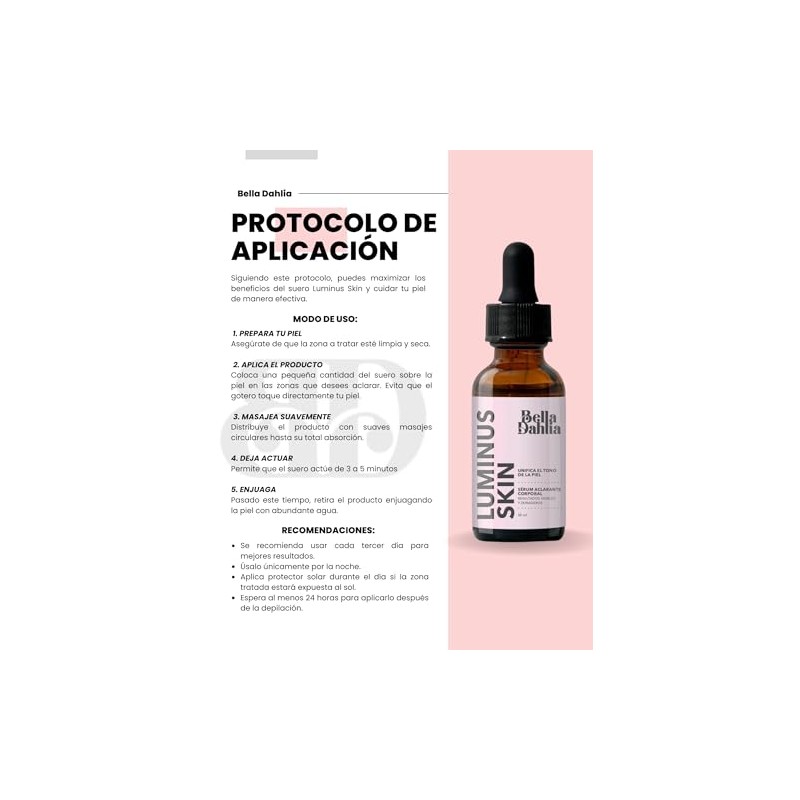 Luminus skin - sérum aclarante corporal