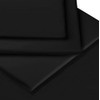 Hachette] 16" EXTRA DEEP FITTED SHEET SINGLE SIZE BLACK 100%