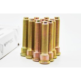 Project Innovation 63mm Total Length Long Extended Wheel Lug Studs Wheel Lug Bolts Compatible with niss 240sx (Front Only) m12x1.25x63 Year 1995-1998 1 Set (Pack of 10pcs)