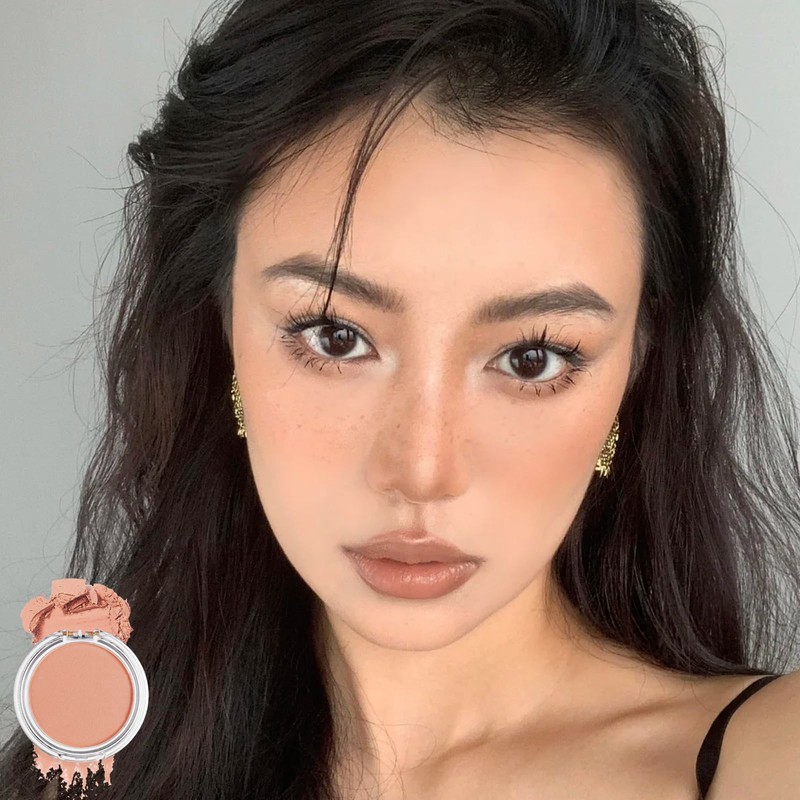 Blushers for Cheeks Make Up, Peach Blusher Pink Blush Palette,