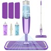 Spray Mops for Hardwood Floor Cleaning - MEXERRIS Microfiber Wood