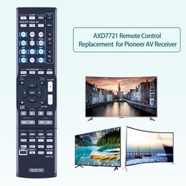 GOUYESHO AXD7721 Remote Control Suitable for Pioneer AV Receiver VSX-44 VSX‑45 VSX-329-K VSX-454 VSX-529-K VSX-824 VSX-830 VSX‑830‑K SC-9540 VSX-1024 VSX-1029 VSX-1130-K VSX-S3 00-K