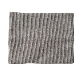 No Sewing Fabric Organic Cotton Yak Neck Warmer, gray