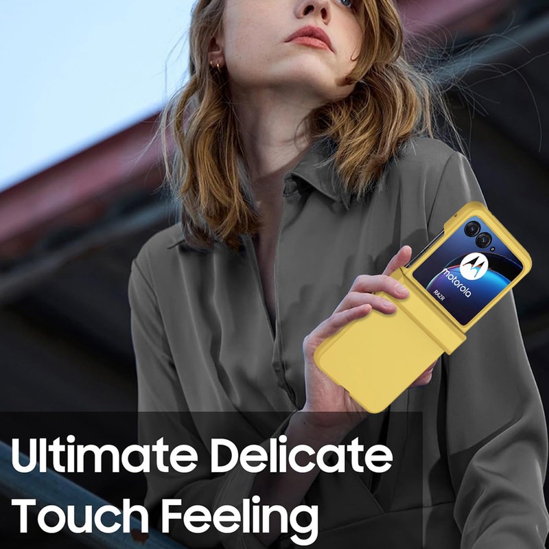 NINKI Moto Razr Plus 2024 Case - Hinge Protector, Cute