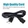 3 Prong Power Cord Cable for Yamaha HS8 Studio Monitor
