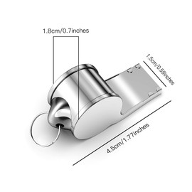 PUFEUOO 15Pcs Whistles Sports Whistle Referee Whistle Metal Whistle with Lanyard for Kids Football Teachers