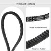 uxcell 3 Pcs AX26 EPDM V-Belt, Raw Edge Cogged Industrial
