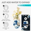 MODGY Suction Cup Expandable Flower Vase Plastic Decorative Modern Window