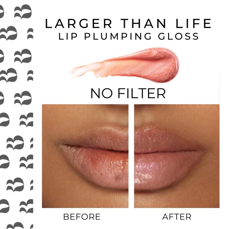 Rinna Beauty Lip Plumping Gloss - No Filter - Helps