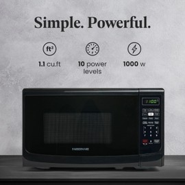 Farberware Countertop 700 Watts, 0.7 cu ft 700-Watt Microwave Oven, Black