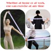 FNANJWQ Elastic Yoga Stretching Strap with Loops, Adjustable Stretch Strap