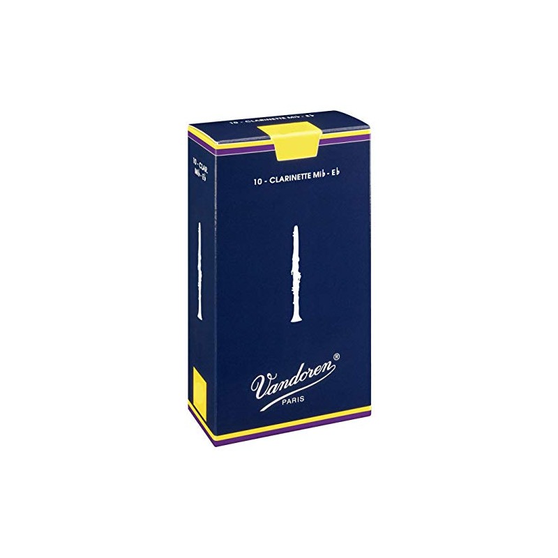 Vandoren Traditionnelles Boite de 10 Anches Clarinette Mib n.1