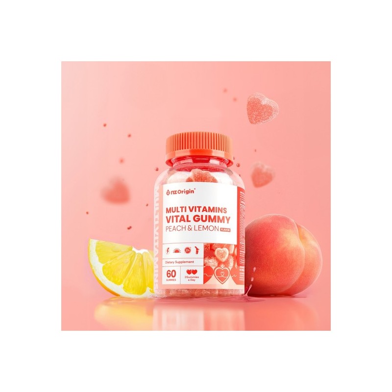 NZ Origin [1+1] Peach & Lemon Flavor / Multivitamin Vital