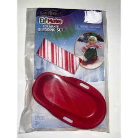 Elf Mates  NEW Elf on the Shelf Elf Mates Toy Maker Sledding Set Christmas Fun Red