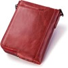 Lurrose Cartera Para Hombre De Piel Roja Protección Rfid Monedero