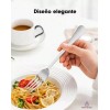 Importeek Juego 3 Cubiertos Acero Inoxidable Cuchara Cuchillo Tenedor
