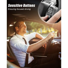 HUFEWU Steering Wheel Acc Cruise Switch Button Fit for Hyundai Kona 2019 Radio Control Switch Replace 96720-J9110TMT 96710-J9030TMT 96710J9030TMT 96720J9110TMT